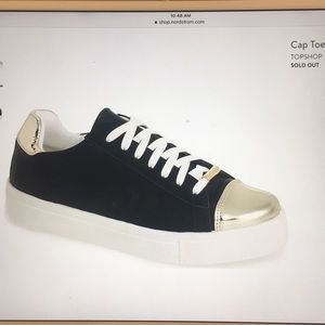 Cap toe Top Shop sneakers